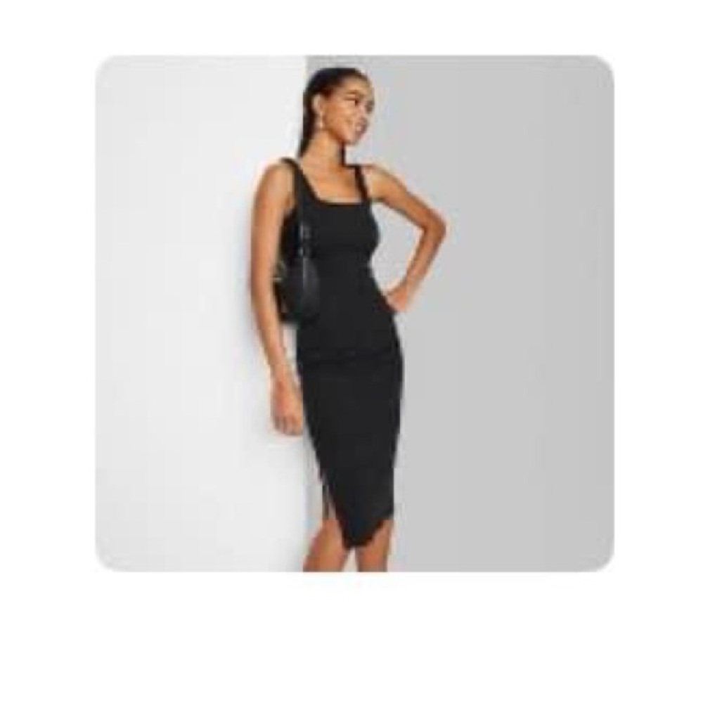 Wild Fable Knot Midi Bodycon Dress
